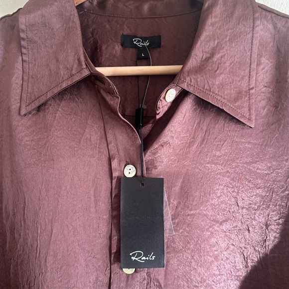 Rails NWT Andrea Top - Size Large - Nutmeg Brown - Picture 12 of 15